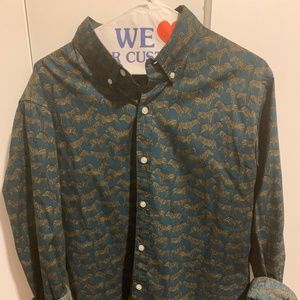 Bonobos Washed Button Down, Zebras, Medium Slim